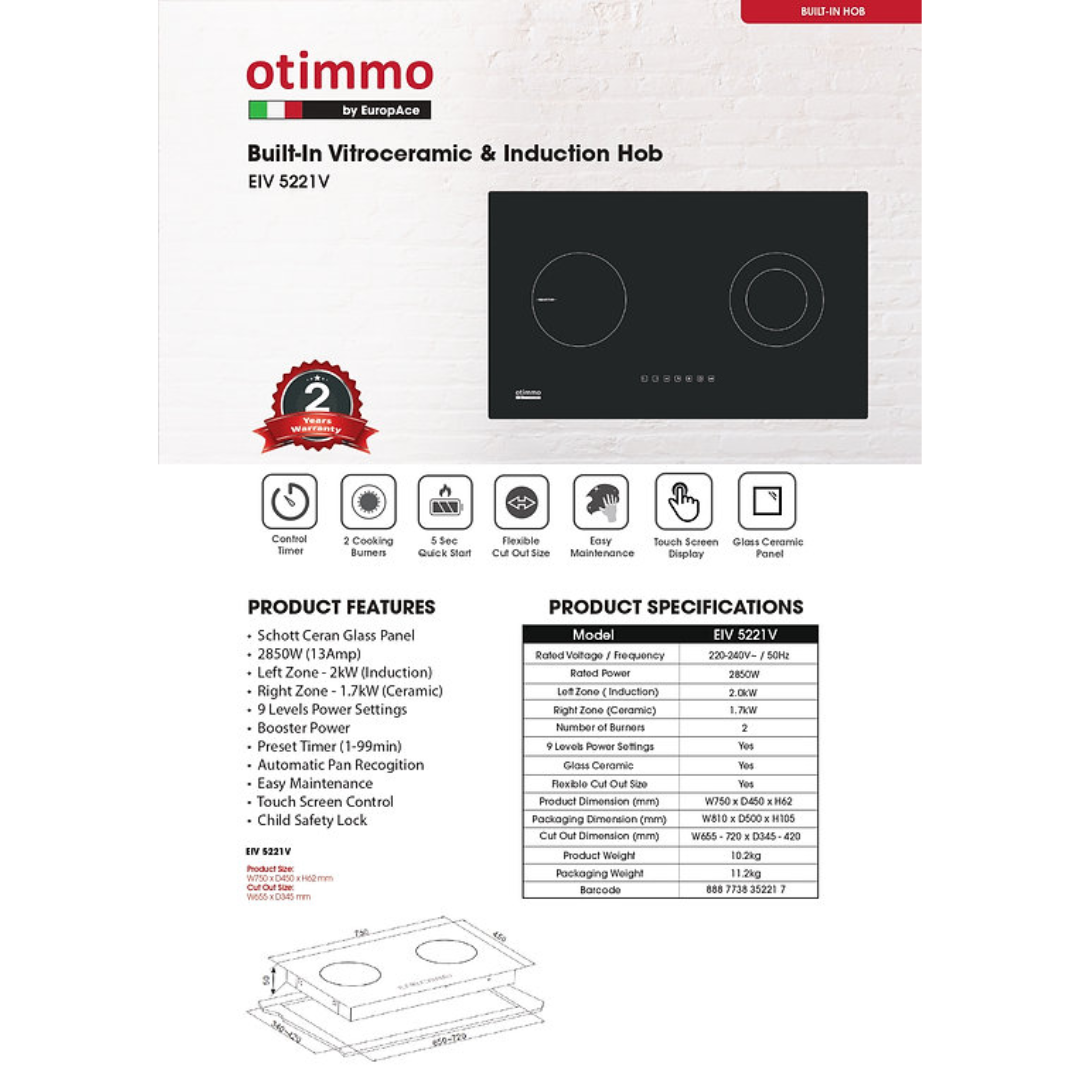 europace induction cooker