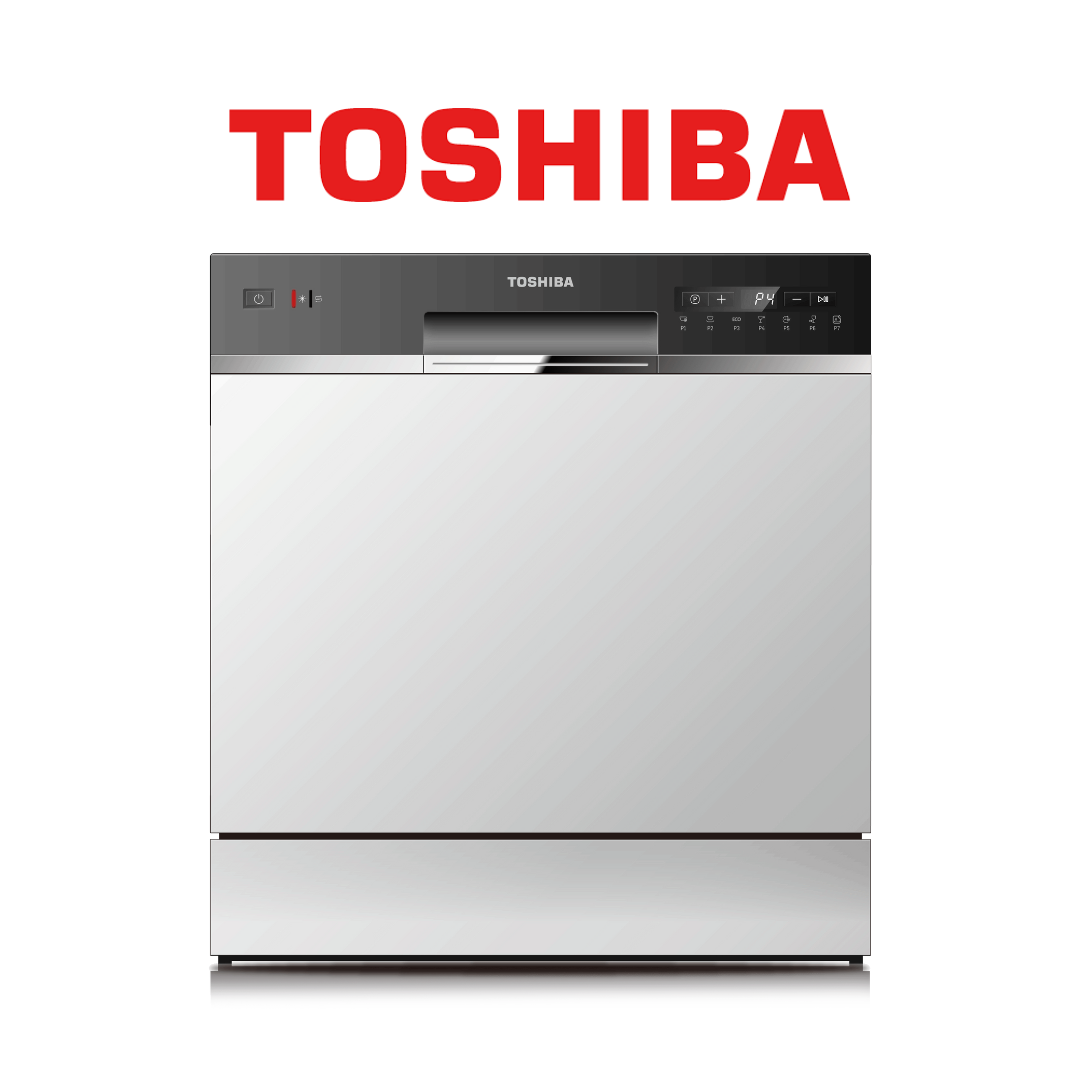 TOSHIBA DW08T1(S)SG COMPACT TABLE TOP DISHWASHER Asia Excel
