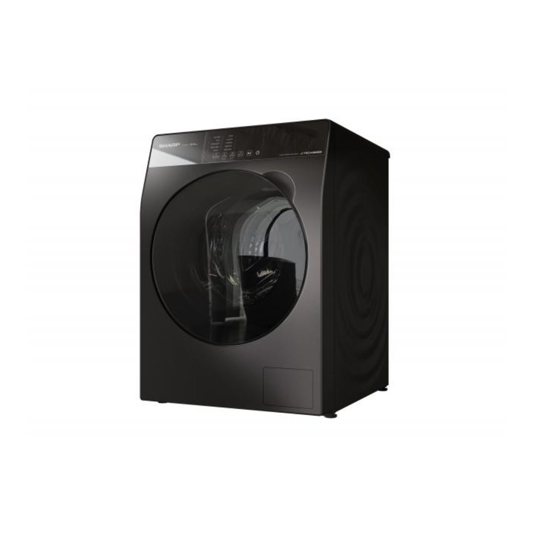 SHARP ES-FW125SG 12.5KG DARK GREY FRONT LOAD INVERTER WASHING MACHINE ...