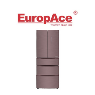 EUROPACE ER 9370W 283L LATTE GLASS PREMIUM 5 DOOR REFRIGERATOR