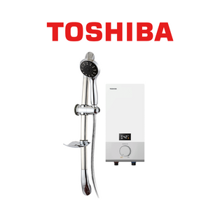 TOSHIBA DSK33ES5SW WHITE INSTANT WATER HEATER WITH HANDSHOWER SET
