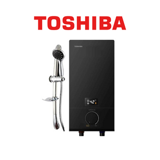 TOSHIBA DSK33ES5SB BLACK INSTANT WATER HEATER WITH HANDSHOWER SET