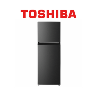 TOSHIBA GR-RT416WE-PMX 313L BLACK TOP FREEZER REFRIGERATOR