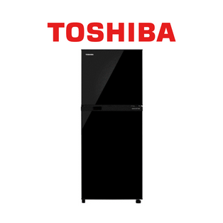 TOSHIBA GR-A25SU(UK) 192L BLACK TOP FREEZER REFRIGERATOR