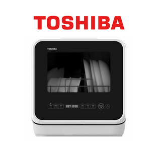 TOSHIBA DWS-22ASG(K) 5L WHITE PORTABLE DISHWASHER