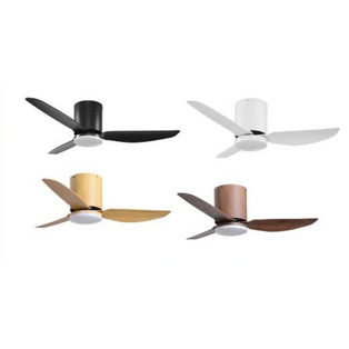CRESTAR ALTIS+ BLACK/WHITE/WALNUT WOOD/MAPLE WOOD 3 BLADE 40 INCH CEILING FAN WITH/WITHOUT LED LIGHT