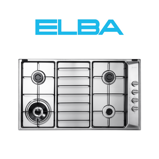 ELBA EHS 945D1 SB 4 BURNER STAINLESS STEEL GAS HOB