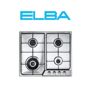 ELBA EHS 645D1 SB 4 BURNER STAINLESS STEEL GAS HOB