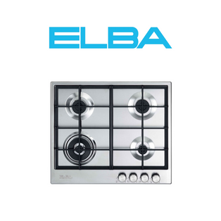 ELBA ELIO 65-445D1 4 BURNER STAINLESS STEEL GAS HOB