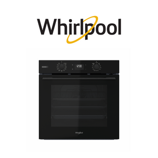 WHIRLPOOL W4 OMSK58RU1SBA 71L BLACK W COLLECTION MULTIFUNCTION OVEN WITH GENTLE STEAM