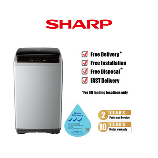 SHARP ES-X751 7.5KG TOP LOAD WASHING MACHINE
