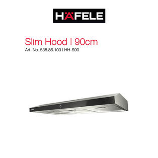 HAFELE HH-S90 (538.86.103) 90CM SLIMLINE HOOD WITH TOUCH CONTROL