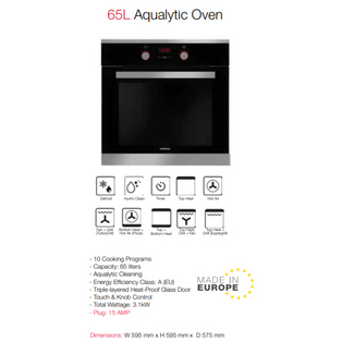 HAFELE 534.05.571 65L AQUALYTIC CLEANING BUILT-IN OVEN