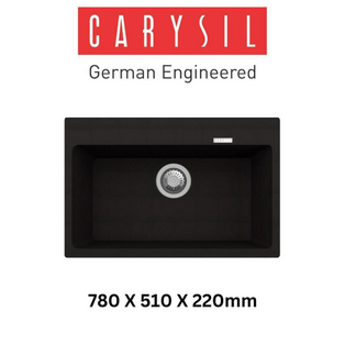 CARYSIL JUMBO #780 78CM SINGLE BOWL GRANITE KITCHEN SINK