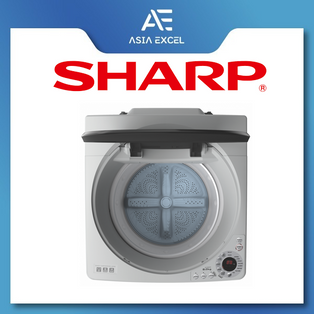 SHARP ES-W80EW-H LIGHT GREY 8KG TOP LOAD WASHING MACHINE