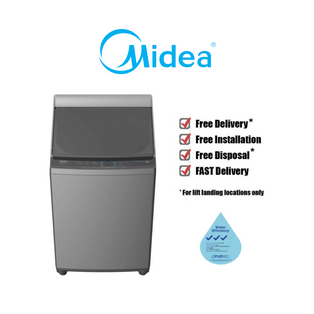 MIDEA MA100W75G 7.5KG DARK GREY TOP LOAD WASHING MACHINE