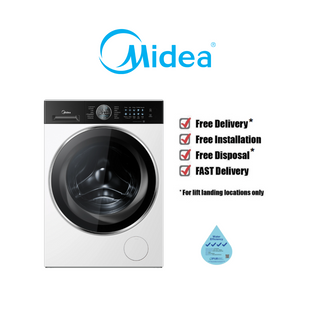 MIDEA MF210W95WB 9.5KG INVERTER SMART CONTROL FRONT LOAD WASHING MACHINE