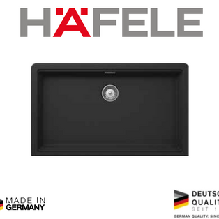 HAFELE 570.36.340 86CM SINGLE-S BOWL UNDERMOUNT / TOP MOUNT GRANITE KITCHEN SINK