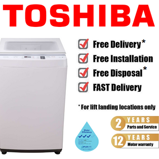 TOSHIBA AW-J900DS 8KG TOP LOAD WASHING MACHINE