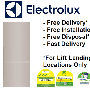 ELECTROLUX EBE4500B-G 421L NUTRIFRESH® INVERTER BOTTOM FREEZER REFRIGERATOR