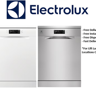 ELECTROLUX ESA47200SW | ESA47200SX WHITE / SILVER 13 PLACE SETTING ULTIMATECARE 300 FREE STANDING DISHWASHER