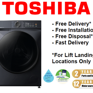 TOSHIBA TW-T21BU115UWS 10.5KG AI SMART INVERTER FRONT LOAD WASHING MACHINE