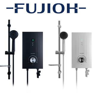 FUJIOH FZ-WH5133N BLACK / WHITE INSTANT HEATER WITH HANDSHOWER SET