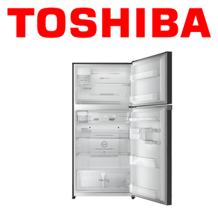 TOSHIBA GR-RT735WE-PGX(GG) 548L GRADIENT BLUE GLASS TOP FREEZER INVERTER REFRIGERATOR WITH AUTO ICE MAKER