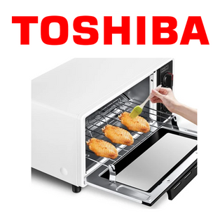 TOSHIBA TM-MM10DZF(WH) 10L WHITE TOASTER OVEN