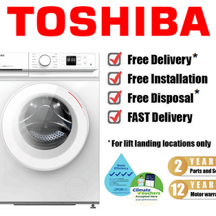 TOSHIBA TW-BL85A2S 7.5KG 4 TICK INVERTER WIFI FRONT LOAD WASHING MACHINE