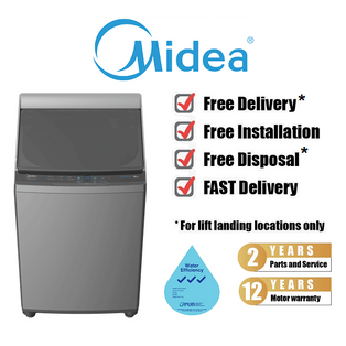 MIDEA MA100W75G 7.5KG DARK GREY TOP LOAD WASHING MACHINE