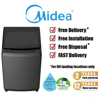 MIDEA MA200W130DT 13KG 4 TICKS TOP LOAD DIRECT DRIVE INVERTER WASHING MACHINE