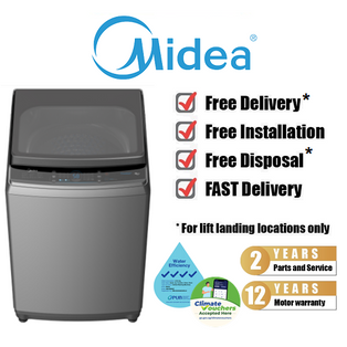 MIDEA MA200W85T 8.5KG 4 TICK LUNAR DIAL TOP LOAD WASHING MACHINE