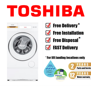 TOSHIBA TWD-T39BZP130MWS(WW) 12/7KG SMART CONTROL TRIPLE INVERTER HEAT PUMP DRYING 2 IN 1 WASHER CUM DRYER
