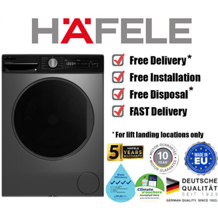 HAFELE 533.23.341 MADE IN EUROPE 10/6KG 2 IN 1 WASHER CUM DRYER WITH 5 YEARS FULL WARRANTY
