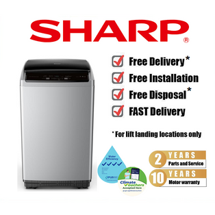 SHARP ES-X7512 7.5KG 4 TICK TOP LOAD WASHING MACHINE