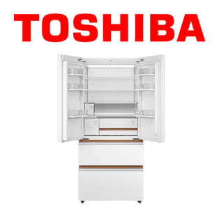 TOSHIBA GR-RF691WI-PGX(67) 524L JAPANDI SERIES WHITE INVERTER FRENCH DOOR REFRIGERATOR
