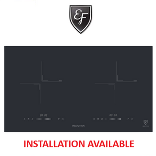 EF HB BI 2722 G 70CM 2 ZONE BUILT IN INDUCTION HOB WITH SENSOR SLIDING TOUCH CONTROL