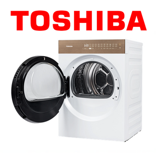 TOSHIBA TD-T37BS90HWS(WT) 8KG JAPANDI SERIES DUAL INVERTER SMART FRONT LOAD HEAR PUMP DRYER