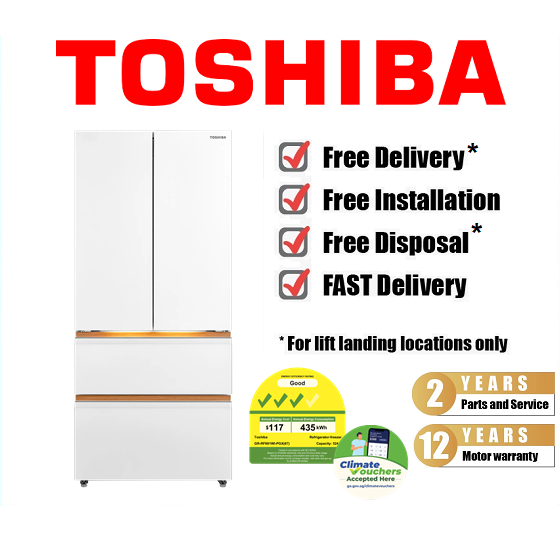TOSHIBA GR-RF691WI-PGX(67) 524L JAPANDI SERIES WHITE INVERTER
