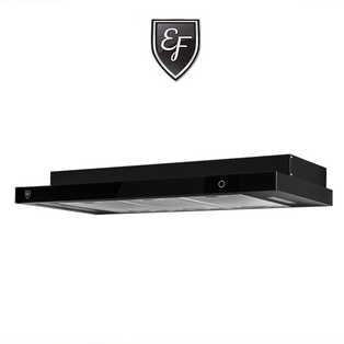 EF EFCH 9204T BK 90CM BLACK INVISIBLE TOUCH CONTROL SLIMLINE HOOD