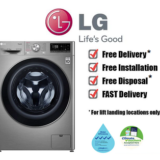 LG FV1408H4V 8/6KG AI DIRECT DRIVE FRONT LOAD WASHER CUM DRYER