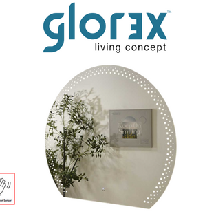 GLOREX GLC SCM6070NIS-HSLED 60CM LED DOTTED DESIGN FRAMELESS MIRROR WITH HAND MOTION SENSOR