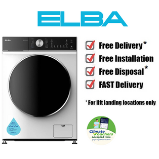 ELBA EWF 80122 SW 8KG 4 TICK FRONT LOAD WASHING MACHINE
