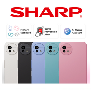 SHARP AQUOS WISH5 BLACK / WHITE / BLUE / GREEN / PINK 6.6" HD+ LCD DISPLAY MOBILE PHONE