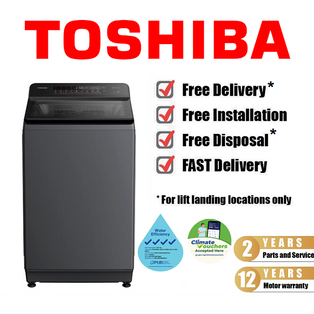 TOSHIBA AW-T26D1400TS(MG) 13KG RAINSPRAY INVERTER 4 TICK TOP LOAD WASHING MACHINE