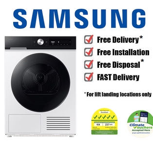 SAMSUNG DV90BB7440GESP 9KG BESPOKE AI FRONT LOAD HEAT PUMP DRYER