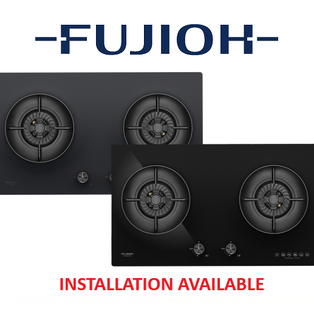 FUJIOH FH-GS6820 GLBK | FGBK 2 BURNER GLASS BUILT-IN GAS HOB WITH SAFETY DEVICE