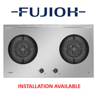 FUJIOH FH-GS6820 SS 2 BURNER STAINLESS STEEL BUILT-IN GAS HOB WITH SAFETY DEVICE