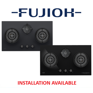 FUJIOH FH-GS6830 FGBK / GLBK 3 BURNER BUILT IN GLASS GAS HOB